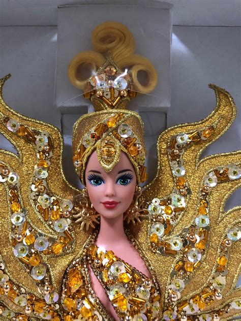 barbie bob mackie gold|bob mackie sun goddess barbie.